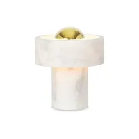 tom dixon -   lampe de table stone blanc  marbre